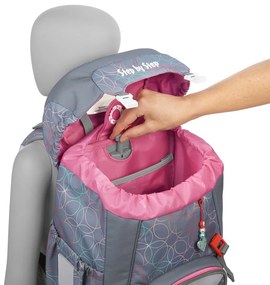 Zaino scuola Step by Step GRADE Glitter Heart Hazle
