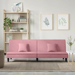 Divano Letto Rosa İn Velluto /