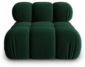 Modulo divano in velluto verde (parte centrale) Bellis - Micadoni Home