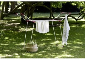 WENKO 3774021100 - Stendibiancheria SUMMER DRY 153x76 cm bianco/rosa