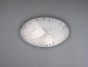 Plafoniera sandrina vetro 601200200 trasparente d.40cm