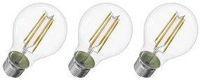 SET 3x Lampadina LED FILAMENT A60 E27/5W/230V 4000K Classe energetica A