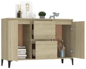 Credenza rovere sonoma 104x35x70 cm in truciolato