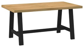 Tavolo Pranzo Noaın Gambe A Forma A 160x90x75 Cm Legno Massello /