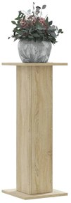 Supporti Per Piante 2 Pz Rovere Sonoma 30x30x80cm İn Truciolato /