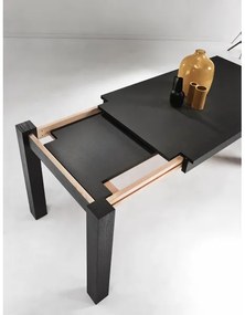 Tavolo da pranzo allungabile a 190 cm BLADE in legno Nero