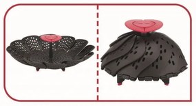 Tefal - Cestello per cottura a vapore INGENIO nero/rosso