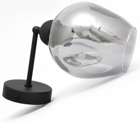 Applique LILI 1xE27/15W/230V nero/grigio