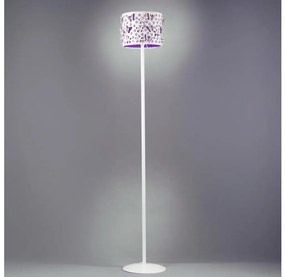 ONLI - Lampada con piedistallo TITILLA 1xE27/22W/230V viola/bianco