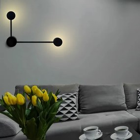 Applique a LED JOY 2xGX53/6W/230V nero