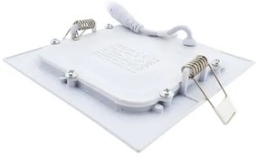 Lampada LED da incasso SQUARE LED/6W/230V 6500K 11,8x11,8 cm bianco