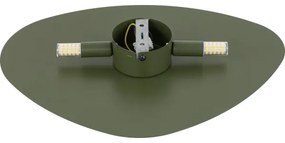 Applique STONE 2xG9/8W/230V 30x39 cm verde