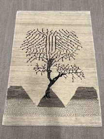 Loribaft Tappeto 140x100 Beige (Iran) Annodato A Mano