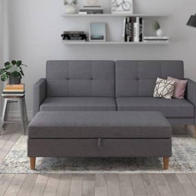 Poggiapiedi grigio Lilly - Støraa