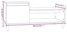 Tavolino da Salotto Rovere Sonoma 100x50x45cm Legno Multistrato