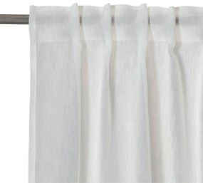 Tenda Julia bianco, passanti nascosti 140x295 cm
