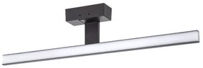 Aigostar - Illuminazione per specchio da bagno LED/12W/230V 4000K 60 cm IP44 nero