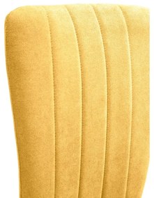 Set di sedie da pranzo color senape 4 pz pezzi Holly - Marckeric
