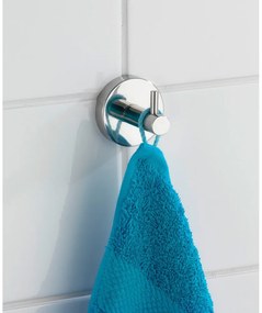 Gancio da parete in acciaio inox in argento lucido Bosio - Wenko