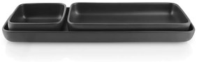 Piatto da portata in gres nero Nordic, 24 x 12 cm Nordic Kitchen - Eva Solo