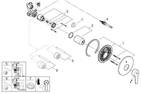 GROHE 23558002 - Miscelatore per vasca START, cromo lucido