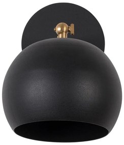 Lampada da parete nera ø 15 cm Sivani - Opviq lights