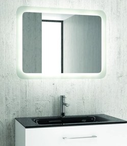 Specchio led 80x60 cm con cornice illuminante modello A800 - KAMALU