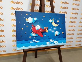 Quadro su tela – Volo con aeroplanino