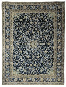 Kashan Tappeto persiano 310x410 Blu (Iran) Annodato A Mano