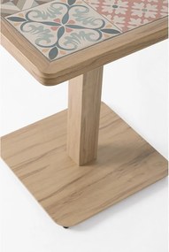 Tavolino da giardino in acciaio 73x73 cm Kalimera – Bizzotto