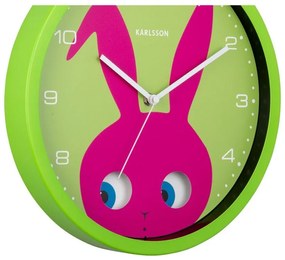 Orologio per bambini ø 31 cm Peekaboo Bunny - Karlsson