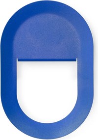 Gancio da parete blu in acciaio Coucou – Spinder Design