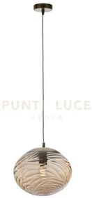 Lampadario a sospensione nereide champagne 1 luce attacco e27 24,8x...