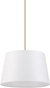 Lampada a sospensione su cavo AIDA 1xE27/60W/230V Ø 25 cm rovere/marrone/bianco