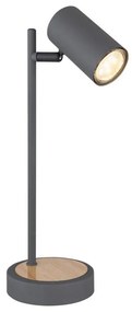 Globo 57910TG - Lampada da tavolo ROBBY 1xGU10/5W/230V grigio/marrone