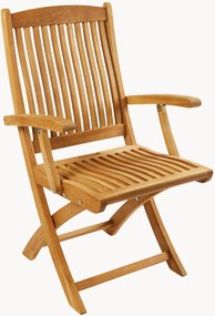 Set di 2 sedie da giardino pieghevoli in legno di teak con braccioli Oxford
