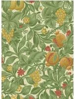 Cole & Son Carta da parati Vines of Pomona - Ochre & Olive Green on Cream