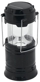 LED Lampada solare portatile LED/1200mAh nera