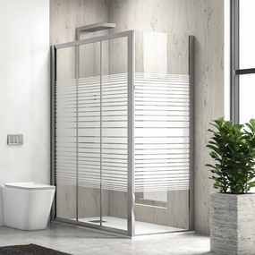 Box doccia 80x100 altezza 180 cm apertura scorrimento KP3000S - KAMALU