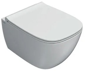 Ceramica Globo Genesis Wc Sospeso Senza Brida senza sedile in ceramica Bianco Lucido