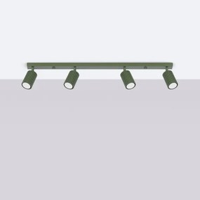 Sollux SL.1622 - Faretto KARBON 4xGU10/10W/230V verde