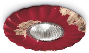 Spot Vintage Ceramica Bordeaux 1 Luce Gu10 12Cm