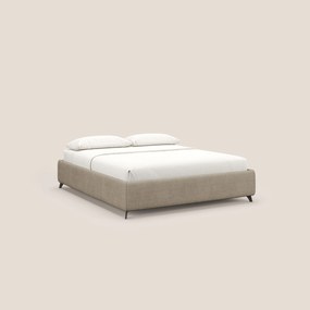 Sara sommier con giroletto contenitore in tessuto impermeabile T02 beige