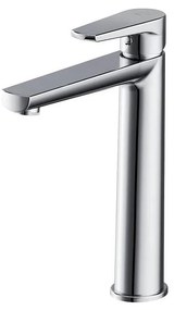 Cersanit S951-363 - Rubinetto del lavandino MODUO 27,2 cm cromo lucido