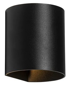 Lampada da parete intelligente nera con Wi-Fi G9 - Sabbio