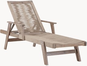 Lettino prendisole in legno di acacia Little John