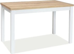 Tavolo Adam in rovere dorato/bianco - L100 x l60 x h75 cm