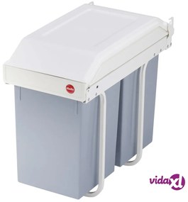 Hailo Pattumiera da Dispensa Multi-Box Duo Taglia L 2x14 L Crema 3659-001