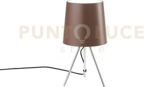 Lume marley marrone 1 luce attacco e14 25x43,5cm in metallo