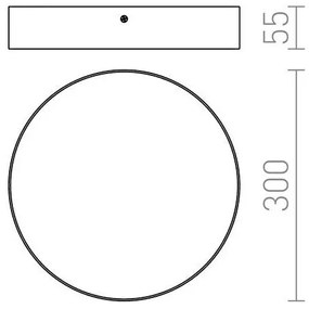 RED - Design Rendl - R12845 - Plafoniera LED LARISA LED/30W/230V marrone